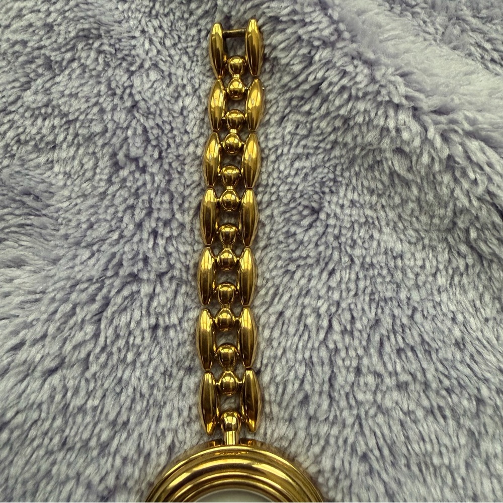 Gucci Vintage Gold Plated Change Bezel Watch FULL SET Mint Working - Picture 8 of 16